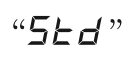 Display toont Std