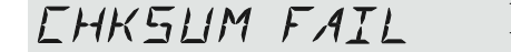 Display toont firmwarestoring-melding