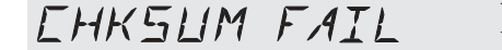 Display toont firmwarestoring-melding
