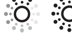 Glasvezellicht-pictogram uit en draaiend