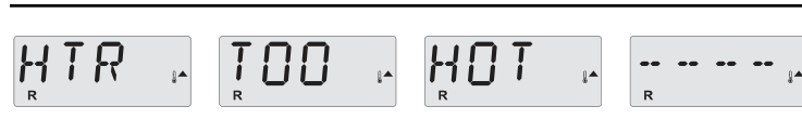 Display: HTR TOO HOT