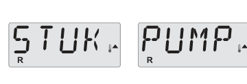 Display: STUK PUMP