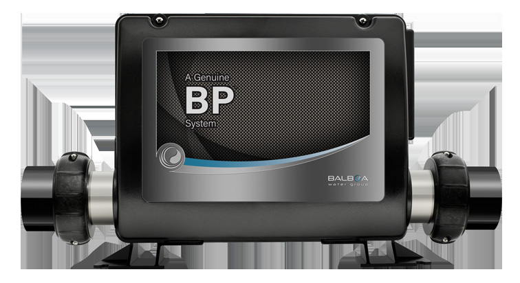 BP-regelsysteem met verwarming en temperatuursensoren A en B