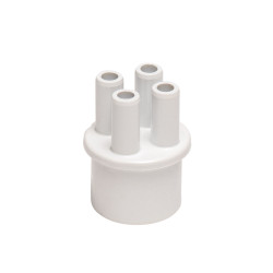 Spruitstuk, verdeler, Manifold 1 inch naar 4 x 3/8 inch 672-4030 Spruitstuk, verdeler, Manifold 1 inch naar 4 x 3/8 inch 672-4030