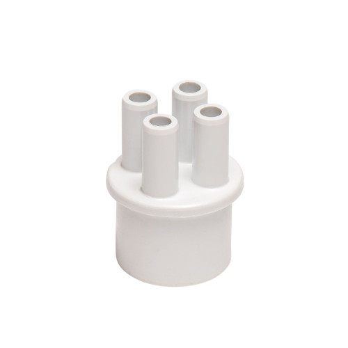 Spruitstuk, verdeler, Manifold 1 inch naar 4 x 3/8 inch 672-4030 Spruitstuk, verdeler, Manifold 1 inch naar 4 x 3/8 inch 672-4030