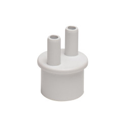Spruitstuk, verdeler, Manifold 1 inch naar 2 x 3/8 inch 672-4010 Spruitstuk, verdeler, Manifold 1 inch naar 2 x 3/8 inch 672-4010