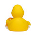 Rubber badeendje baby met fles Rubber badeendje baby met fles