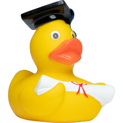 Rubber badeendje afgestudeerde Rubber badeendje afgestudeerde