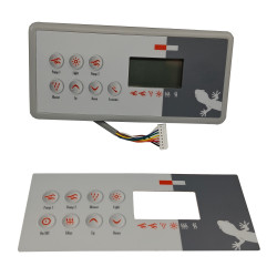 Spa display Gecko TSC-8 (K-8) met 8 knoppen Spa display Gecko TSC-8 (K-8) met 8 knoppen