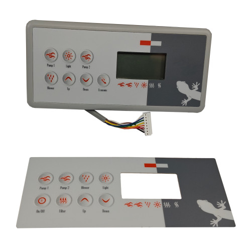 Spa display Gecko TSC-8 (K-8) met 8 knoppen Spa display Gecko TSC-8 (K-8) met 8 knoppen