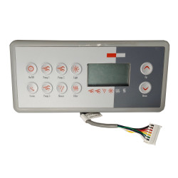 Spa display Gecko TSC-8 (K-8) met 10 knoppen Spa display Gecko TSC-8 (K-8) met 10 knoppen
