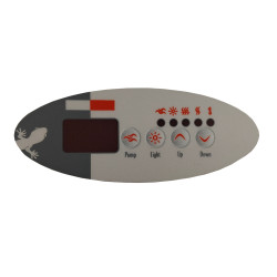 Spa display overlay voor Gecko TSC-9 (K9) met 4 knoppen - 1 pomp Spa display overlay voor Gecko TSC-9 (K9) met 4 knoppen - 1 pomp
