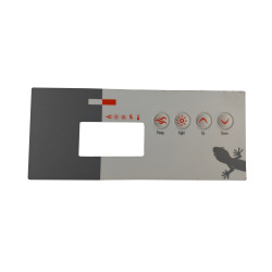 Spa builders voor Gecko TSC-19 overlay voor display voor 2 pompen Spa builders voor Gecko TSC-19 overlay voor display voor 2 pompen