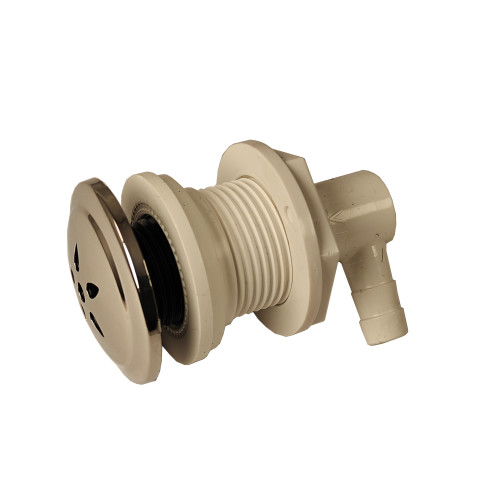 LVJ spa 1 inch Inox airjet/luchtjet D44 met schroefdraad met 6 gaatjes AJ003