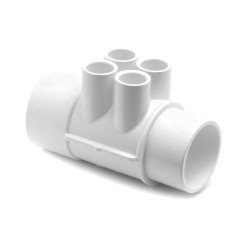 Spruitstuk, verdeler, Manifold 2 inch met 4 x 0,5 inch 672-4250 Spruitstuk, verdeler, Manifold 2 inch met 4 x 0,5 inch 672-4250