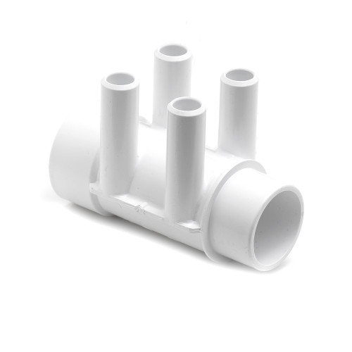 Spruitstuk, verdeler, Manifold 1,5 inch met 4 x 0,75 inch 672-4150 Spruitstuk, verdeler, Manifold 1,5 inch met 4 x 0,75 inch 672-4150