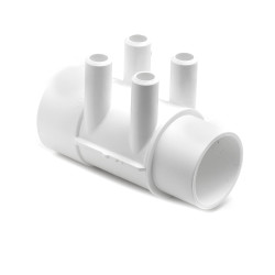 Spruitstuk, verdeler, Manifold 2 inch met 4 x 0,75 inch 672-4160 Spruitstuk, verdeler, Manifold 2 inch met 4 x 0,75 inch 672-4160