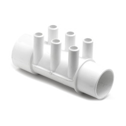 Spruitstuk, verdeler, Manifold 2 inch met 6 x 0,75 inch 672-4940 Spruitstuk, verdeler, Manifold 2 inch met 6 x 0,75 inch 672-4940