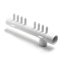 Spruitstuk, verdeler, Manifold 1 inch met 8 x 3/8 inch Waterway 672-4370 Spruitstuk, verdeler, Manifold 1 inch met 8 x 3/8 inch Waterway 672-4370