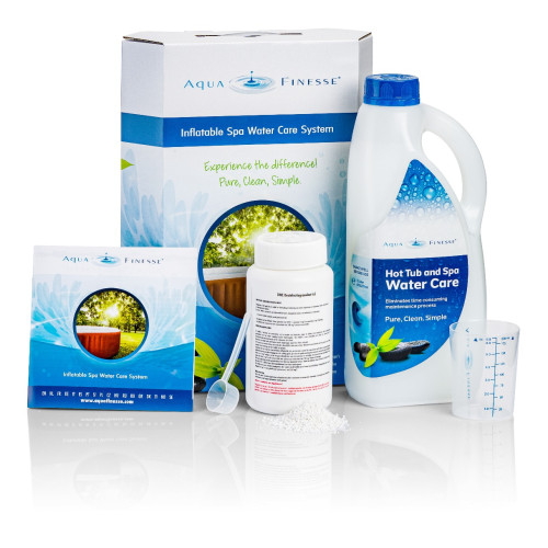 AquaFinesse voor opblaasbare spa's zoals Intex, Easyway, Bestway etc. AquaFinesse voor opblaasbare spa's zoals Intex, Easyway, Bestway etc.