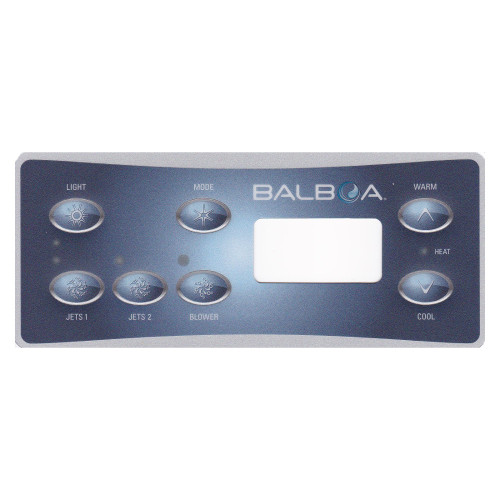 Spa display overlay Balboa ML551 voor 2 pompen + blower Spa display overlay Balboa ML551 voor 2 pompen + blower