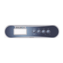 Spa display overlay Balboa TP400 warm-cool-light-jets Spa display overlay Balboa TP400 warm-cool-light-jets
