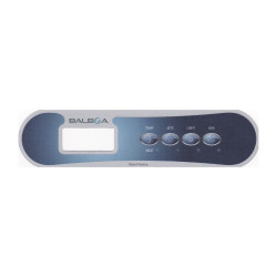 Spa display overlay Balboa TP400 temp-jets-light-aux Spa display overlay Balboa TP400 temp-jets-light-aux