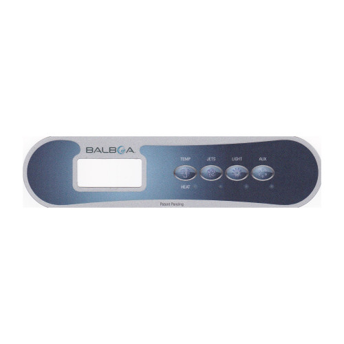 Spa display overlay Balboa TP400 temp-jets-light-aux Spa display overlay Balboa TP400 temp-jets-light-aux