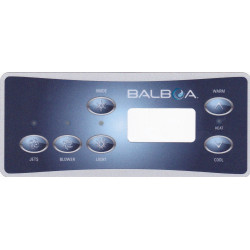 Spa display overlay Balboa VL701S voor 1 pomp met blower Spa display overlay Balboa VL701S voor 1 pomp met blower