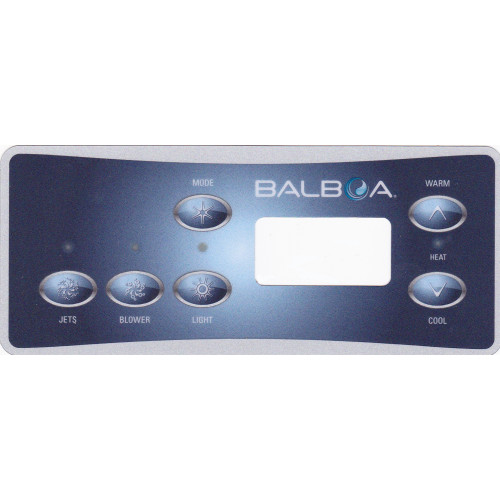 Spa display overlay Balboa VL701S voor 1 pomp met blower Spa display overlay Balboa VL701S voor 1 pomp met blower