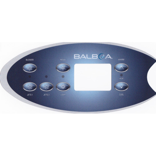 Spa display overlay Balboa VL702S voor 2 pompen + blower Spa display overlay Balboa VL702S voor 2 pompen + blower