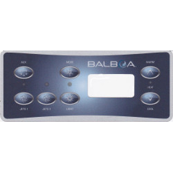 Spa display overlay Balboa VL701S voor 2 pompen + AUX Spa display overlay Balboa VL701S voor 2 pompen + AUX
