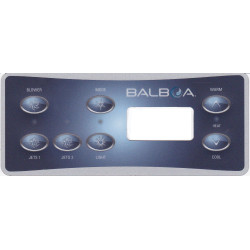 Spa display overlay Balboa VL701S voor 2 pompen + blower Spa display overlay Balboa VL701S voor 2 pompen + blower