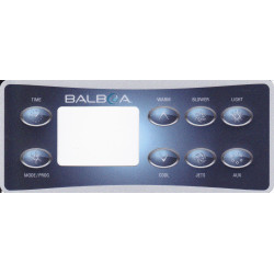 Spa display overlay Balboa VL801D voor pomp, blower en aux Spa display overlay Balboa VL801D voor pomp, blower en aux