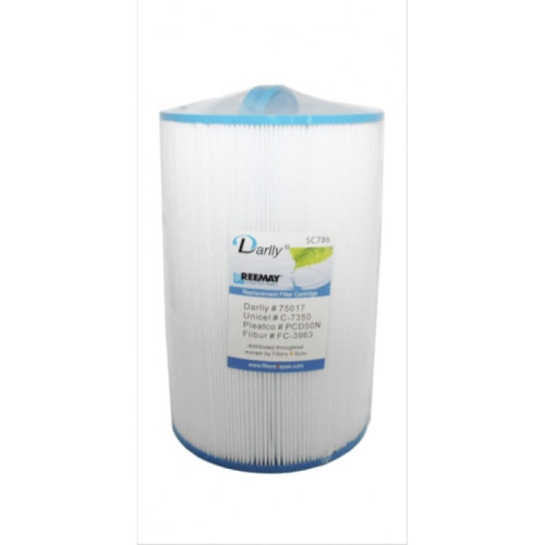 Spa Filter Darlly SC786 D18/L27 - 75017 - Unicel C-7350 - Pleatco PCD50N Spa Filter Darlly SC786 D18/L27 - 75017 - Unicel C-7350 - Pleatco PCD50N