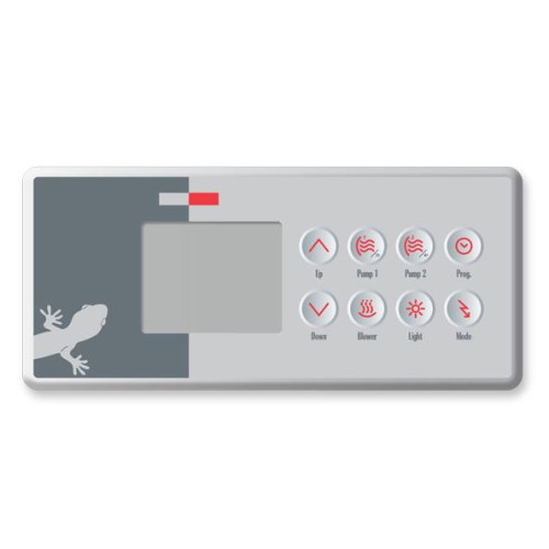 Spa display Gecko TSC-4 (K-4) met 8 knoppen voor 2 pompen Spa display Gecko TSC-4 (K-4) met 8 knoppen voor 2 pompen