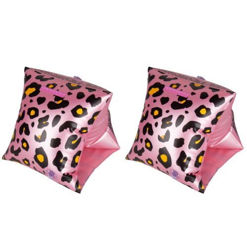 Zwembandjes voor kinderen van 2-6 jaar Panter print roze Zwembandjes voor kinderen van 2-6 jaar Panter print roze