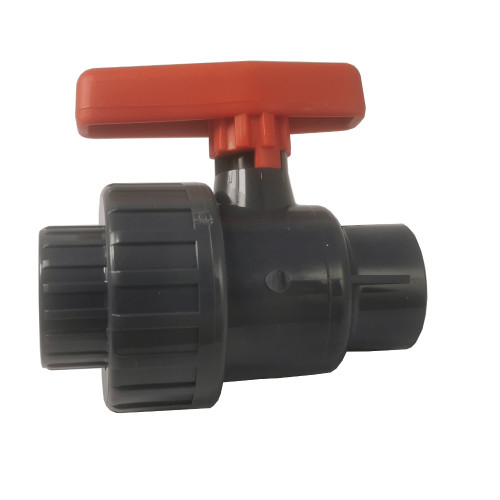 Kogelkraan, regelklep, afsluiter voor spa leidingwerk van 32mm. PVC Kogelkraan, regelklep, afsluiter voor spa leidingwerk van 32mm. PVC