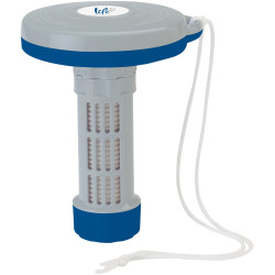 Chloordrijver met magazijn voor 20 grams tabletten Chloordrijver met magazijn voor 20 grams tabletten
