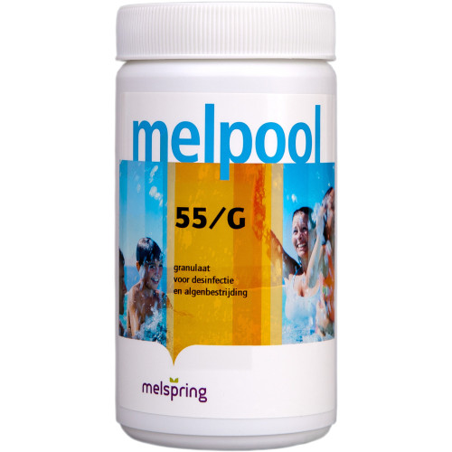 Melpool Chloor korrels 55G - 1 kg voor chloorshock Melpool Chloor korrels 55G - 1 kg voor chloorshock