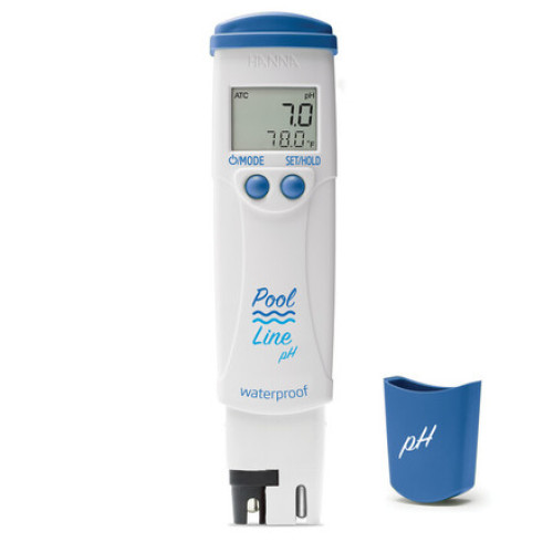 Elektronische PH en temperatuur meter voor snelle en nauwkeurige meting van Pool Line Elektronische PH en temperatuur meter voor snelle en nauwkeurige meting van Pool Line