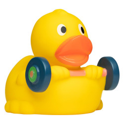 Rubber badeendje fitness powerlifter Rubber badeendje fitness powerlifter
