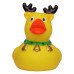 Rubber badeendje kerst rendier Rubber badeendje kerst rendier