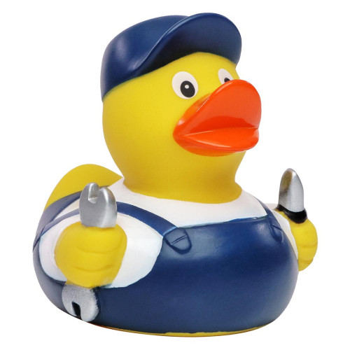 Rubber badeendje klusjesman monteur handyman Rubber badeendje klusjesman monteur handyman