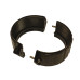 Pomp moer tweedelig  voor reparaties van kapotte moeren voor 2 inch  (buitendiameter ca. 8,6 cm.)