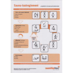 Saunakaart, badregels sauna van SentioTec Saunakaart, badregels sauna van SentioTec