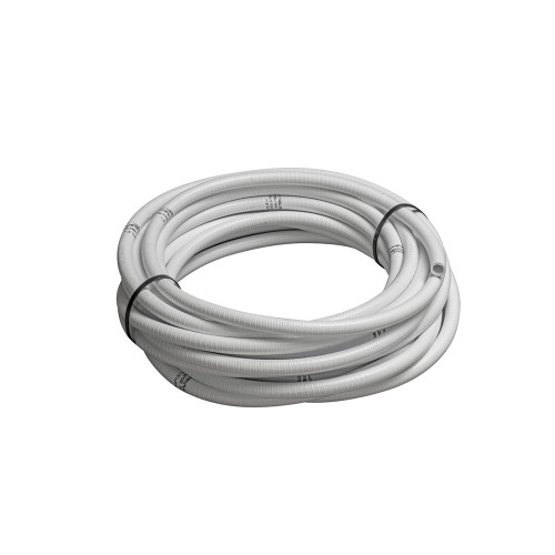 Spa leiding flex wit flexibele slang 0,5 inch per meter (21mm. buitenmaat) Spa leiding flex wit flexibele slang 0,5 inch per meter (21mm. buitenmaat)