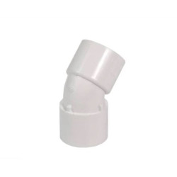 Spa PVC 45 graden bocht voor 1 inch (ca. 34mm.) Waterway 411-2010 Spa PVC 45 graden bocht voor 1 inch (ca. 34mm.) Waterway 411-2010