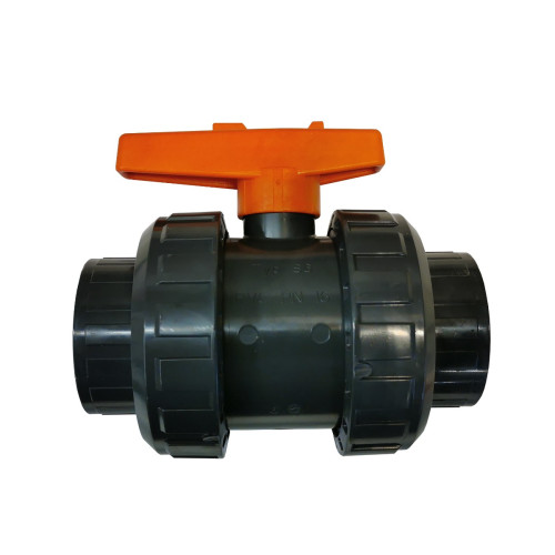 Kogelkraan, regelklep, afsluiter voor spa leidingwerk van 2 inch PVC Kogelkraan, regelklep, afsluiter voor spa leidingwerk van 2 inch PVC