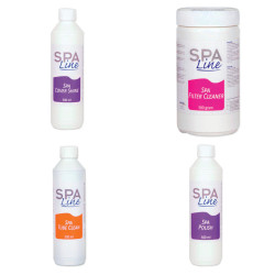 Schoonmaakpakket van Spa Line - 4 schoonmaakproducten Schoonmaakpakket van Spa Line - 4 schoonmaakproducten